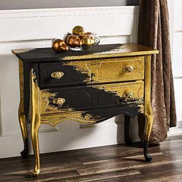 FolkArt Gold Assorted Easy to Apply DIY Crafts, Art Supplies with A Metallic Finish Treasure Paint 2 Fl Oz 59 Ml (Pack of 1)