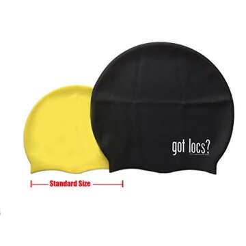Stays Put XL Swim Cap for Dreadlocks & Braids