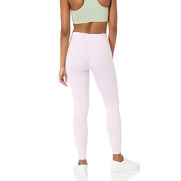 Amazon Essentials Women's Active Sculpt Mid Rise Full Length Legging (Available in Plus Size), Pale Pink, X-Small
