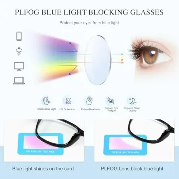 Buy PLFOG Blue Light Glasses - Stylish and Protective Eyewear
