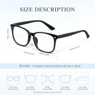 Buy PLFOG Blue Light Glasses - Stylish and Protective Eyewear