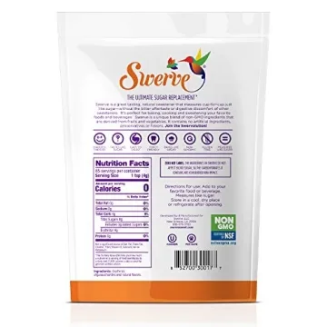 Swerve Confectioners Sweetener 12 Ounce for Guilt-Free Baking