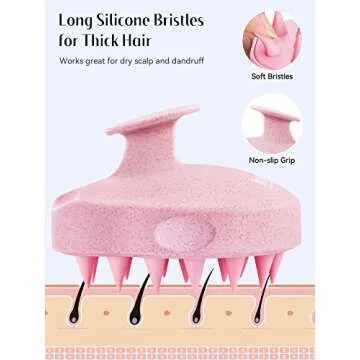 Eco-Friendly HEETA Scalp Massager for Hair Growth 2 Pack