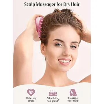 Eco-Friendly HEETA Scalp Massager for Hair Growth 2 Pack