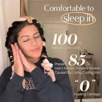 Yanibest Heatless Hair Curler for Effortless Curls