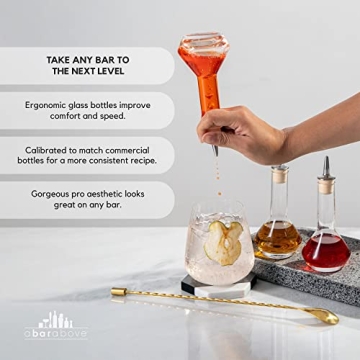 A Bar Above Bitters Bottle Set for Elegant Cocktails