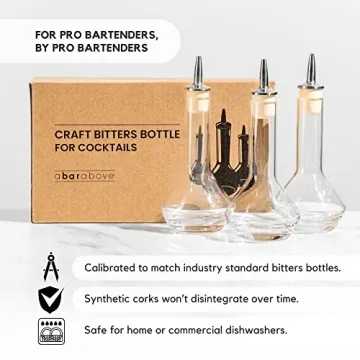 A Bar Above Bitters Bottle Set for Elegant Cocktails