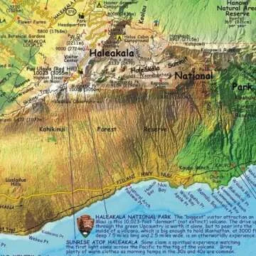 Maui Guide Map - Laminated