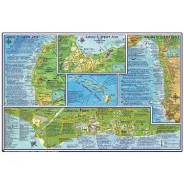 Maui Guide Map - Laminated