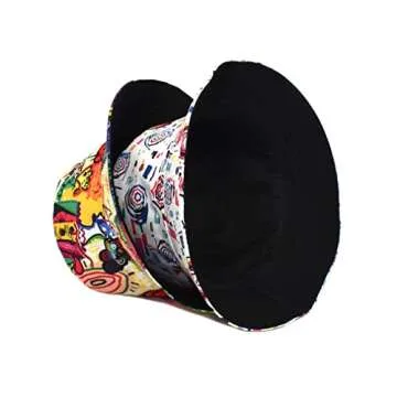 Packable Reversible Bucket Hat for Men and Women