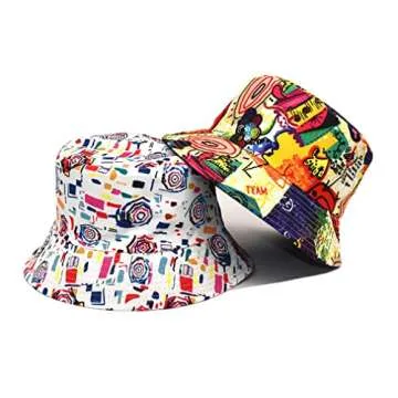 Packable Reversible Bucket Hat for Men and Women