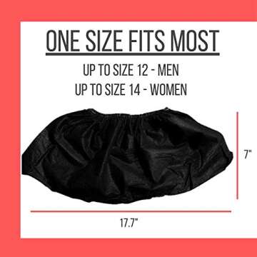 RE GOODS Extra Thick Shoe Covers for Professionals - 100 Pack