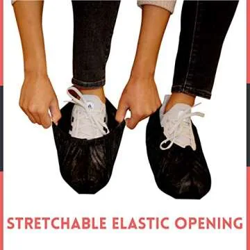 RE GOODS Extra Thick Shoe Covers for Professionals - 100 Pack