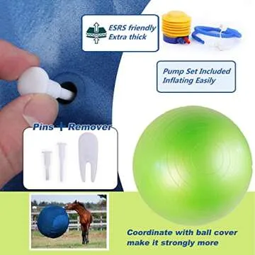 40 Inch SWYIVY Horse Ball Toy for Exercise and Play