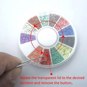 Wiosny Tiny 3mm Resin Buttons for Dolls & DIY Crafts