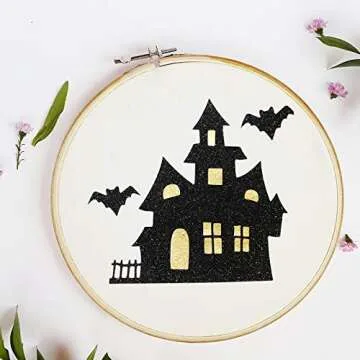 TECKWRAP Shimmer Vinyl Glitter Adhesive Craft Vinyl,1ftx5ft,Knight Black