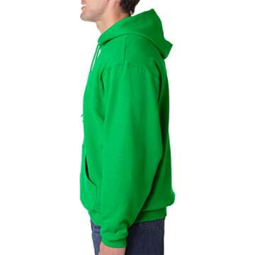 Jerzees 8 oz. NuBlend 50/50 Pullover Hood, Neon Pink - Large