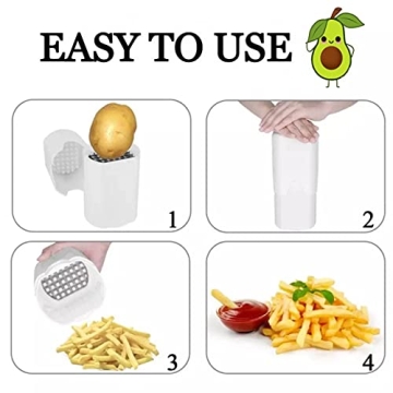 Potato Cutter French Fry Cutter Easy Vegetable Chopper Tool