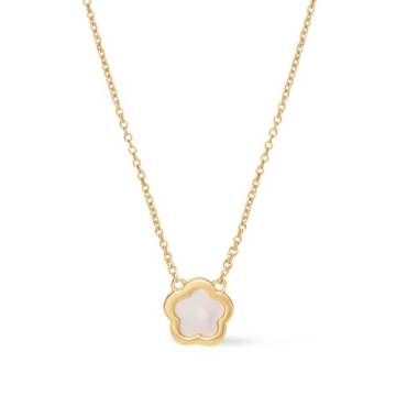 Ana Luisa Gold Pendant Necklace - Trendy 14K Gold Plated Necklace - Saya Pearl, Ellery Gold Heart, L...
