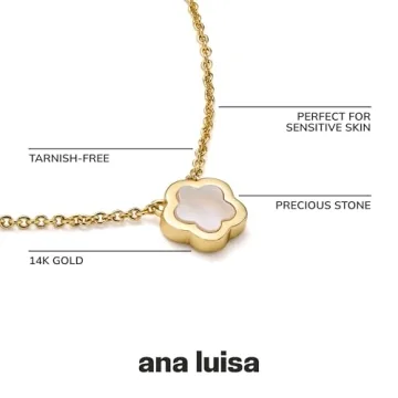 Ana Luisa Gold Pendant Necklace - Stylish & Sustainable Gift