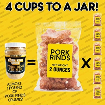 Pork King Good Pork Rind Breadcrumbs for Low-Carb Diets
