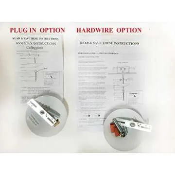 Beautiful Tadpoles 1 Bulb Shaded Chandelier in White