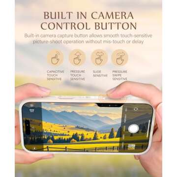 GVIEWIN for iPhone 16 Pro Case Compatible with MagSafe, with Screen & Lens Protectors, Military-Grade Protection Slim Marble Shockproof Magnetic Phone Case for 16 Pro 6.3", Pearlescent/Gold