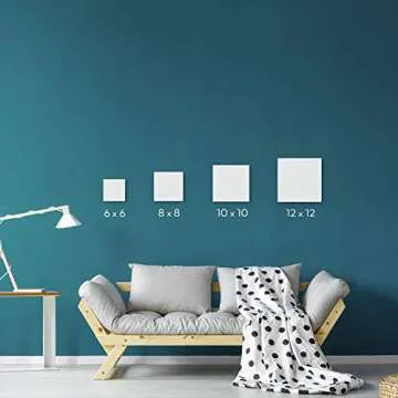 ARTEZA Multipack Canvas Panels for Painting, 28 Total