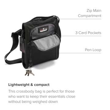 TUMI Alpha Pocket Bag - Versatile Crossbody for All