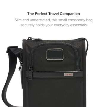 TUMI Alpha Pocket Bag - Versatile Crossbody for All