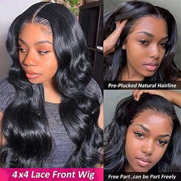Glueless Human Hair Wigs,14 Inch Body Wave Closure Wigs Human Hair ,Hd lace front wigs human hair pre plucked,4x4 Lace Front Wigs Human Hair Pre Plucked For Black Women With baby hair