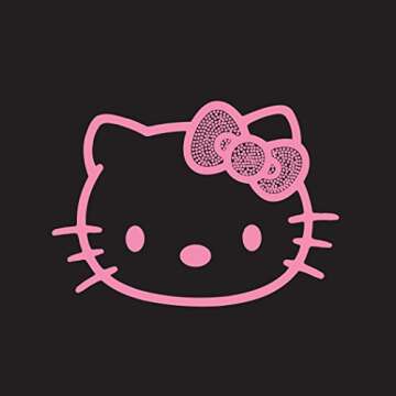 CHROMA 001122 Cling Bling 'Hello Kitty' Decal Pink, 4" x 5"