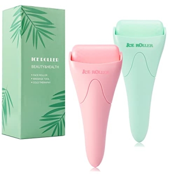 2 Pack Ice Roller for Face and Body Massage, Facial Roller Skin Care Tool for Reduce Wrinkles and Pu...