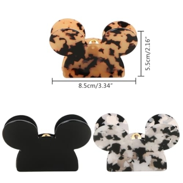 Stylish BENOSPACE Acrylic Hair Clips Set for Easy Styling