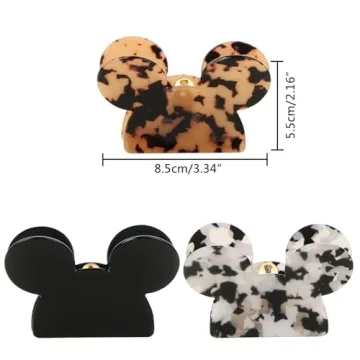 Stylish BENOSPACE Acrylic Hair Clips Set for Easy Styling