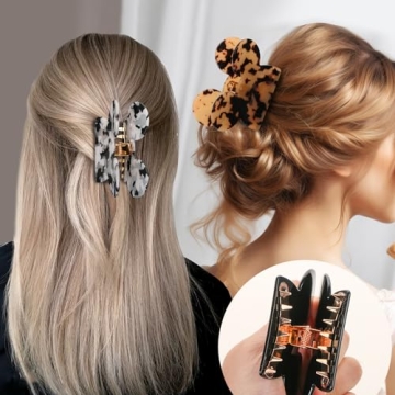 Stylish BENOSPACE Acrylic Hair Clips Set for Easy Styling