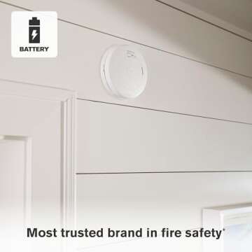 First Alert SMCO210, 10-Year Sealed Battery Combination Smoke & Carbon Monoxide Alarm with Slim Profile Design, 1-Pack