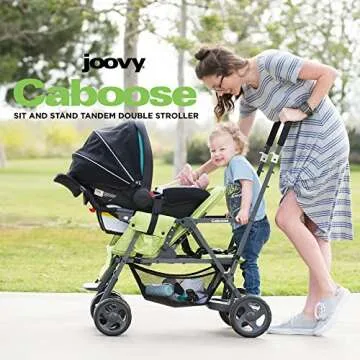 Joovy Caboose Sit and Stand Double Stroller - Versatile Design