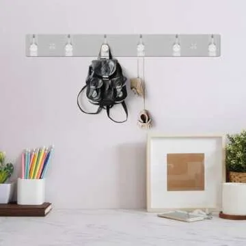 Yundoza Coat Rack Wall Mount for Towels and Coats