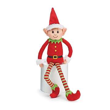 Plush Little Elf Soft Stuffed Santa Helper