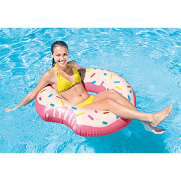 Intex Rainbow Donut Tube Perfect for Pool Fun