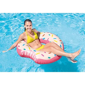 Intex Rainbow Donut Tube Perfect for Pool Fun