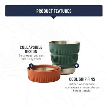 Sea to Summit Detour 16 Ounce Collapsible Camp Mug