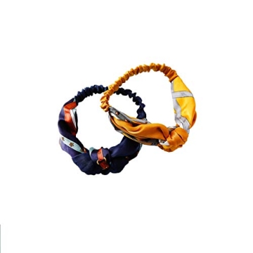 4 Pack Printed Retro Style Cross Knot Hair Band Elastic Headwrap Twisted Cute Hair Accessories