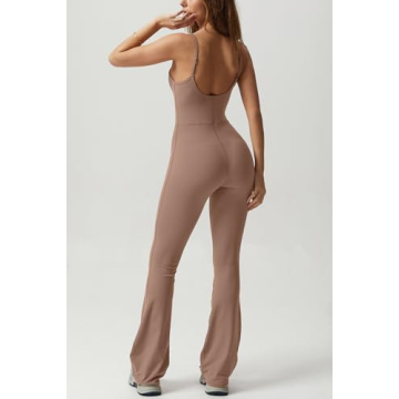 Stylish QINSEN Flare Jumpsuit for Women - Chic Summer Fashion