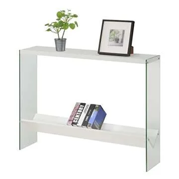 SoHo Glass Console Table - Modern Design & Ample Storage