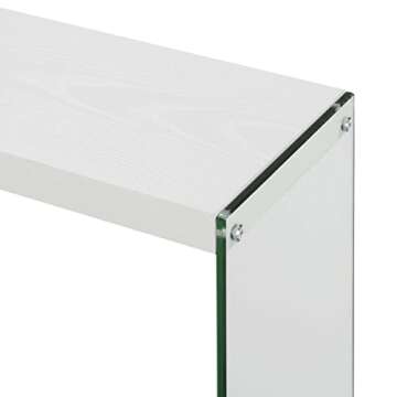 SoHo Glass Console Table - Modern Design & Ample Storage
