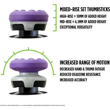 KontrolFreek Galaxy Purple Thumbsticks for Xbox