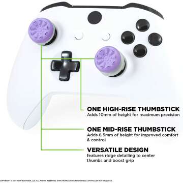 KontrolFreek Galaxy Purple Thumbsticks for Xbox