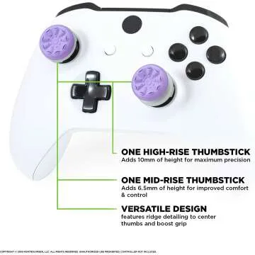 KontrolFreek Galaxy Purple Thumbsticks for Xbox
